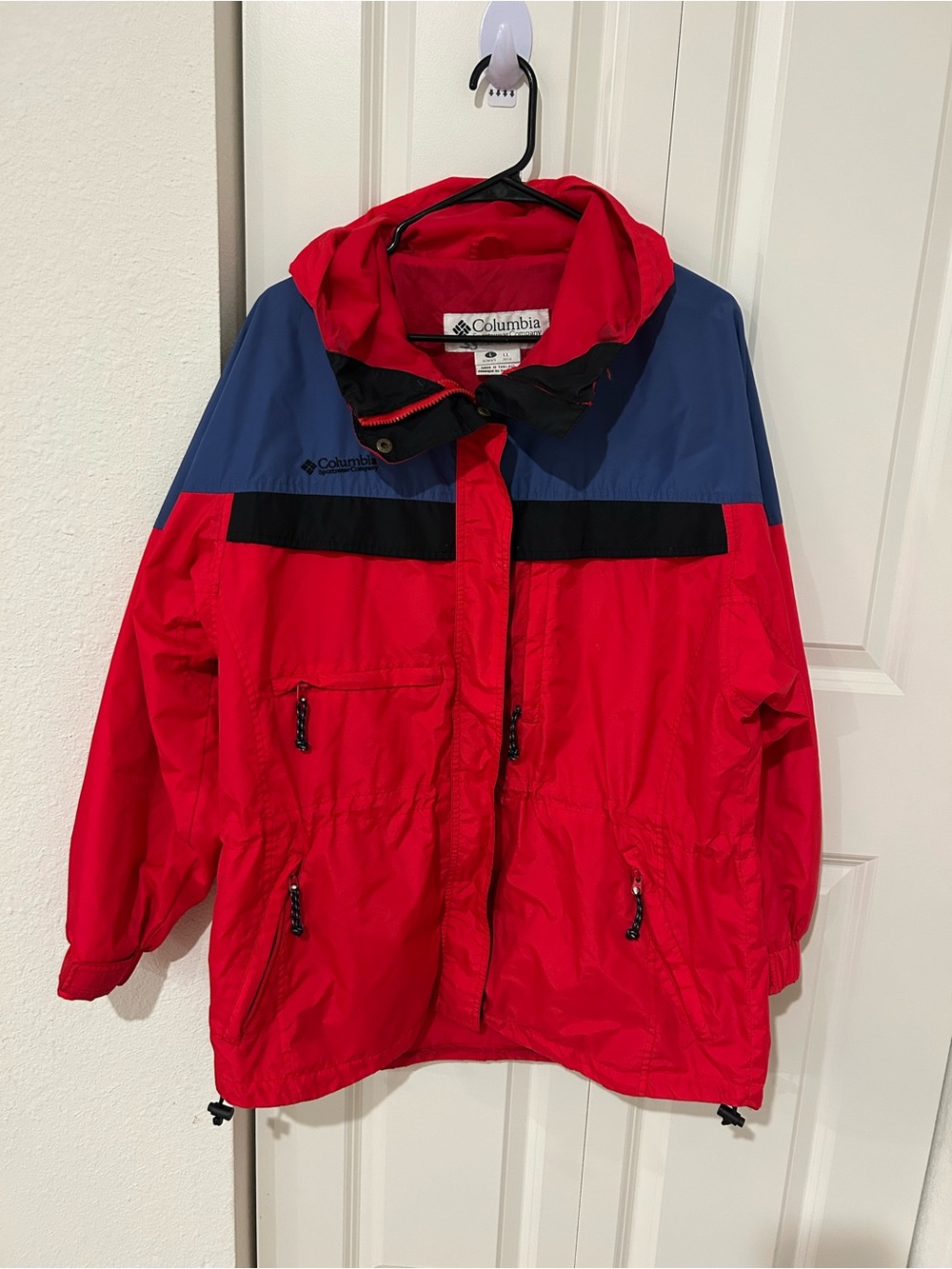 Vintage 90s Columbia Sportswear Colorblock Ski Jacket- Waterproof Shell
